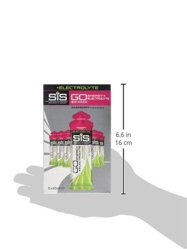Science in Sport SiS GO Energy + Electrolyte Gel - Raspberry (6 x 60ml)