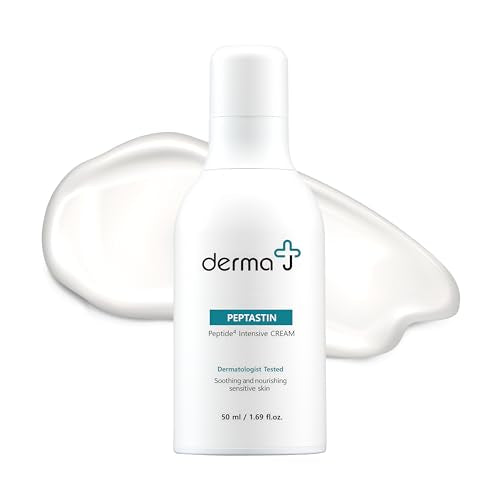 derma J Premium Face Cream with Collagen-Boosting Peptides - Advanced Skin Recovery & Brightening (1.69 Oz)