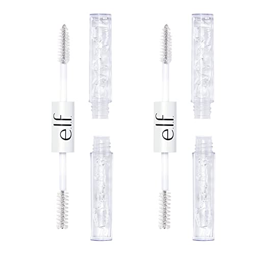 e.l.f. Clear Lash & Brow Gel 2-Pack - Vegan Brow & Lash Grooming Gel