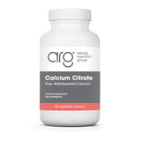 Allergy Research Group Calcium Citrate 150 mg, 180 Capsules for Bone & Nerve Health