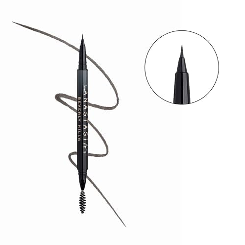 Anastasia Beverly Hills Microstroke Brow Pen - Ebony | Ultra-Precise Eyebrow Styling