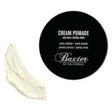 Baxter California Cream Pomade - White Medium Control Hair Styling for Men