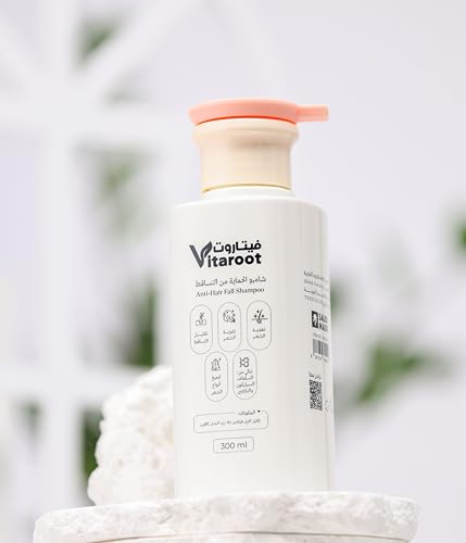 VITAROOT Anti Hair Fall Shampoo - Sulfate Free for Hair Growth & Scalp Health - 300ml