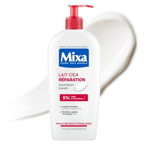 Mixa Urea Cica Body Lotion 400ml - Soothing & Protective Body Milk for Dry Skin with Urea & Panthenol