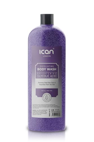 Ican London Glycolic Acid Brightening & Exfoliating Shower Gel - 1000ml