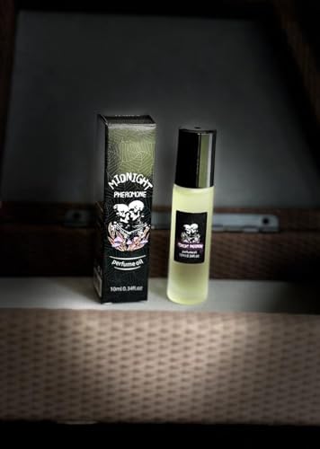 Midnight P-heromone Roll-On Perfume Oil, 10ml - Floral Scent, Long-Lasting, Alcohol-Free