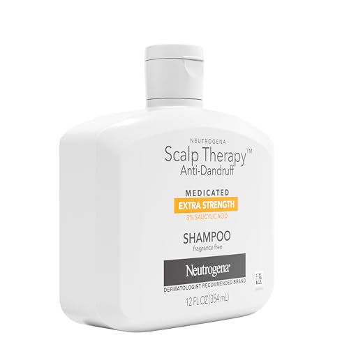 Neutrogena Scalp Therapy Anti-Dandruff Shampoo - Extra Strength Medicated Shampoo - 12oz