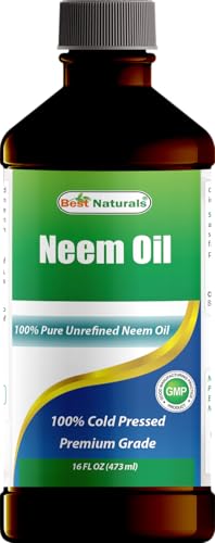 Best Naturals 100% Pure Neem Oil - Cold Pressed & Unrefined, 16 fl oz