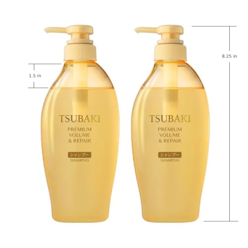 SOFIA BY ODE Limited Edition TSUBAKI Premium Repair Shampoo & Conditioner Set with Hair Serum - Paraben Free, Camellia Scent