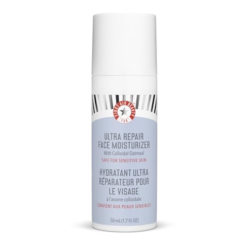 First Aid Beauty Ultra Repair Face Moisturizer - Lightweight, Hydrating Face Lotion for All Skin Types