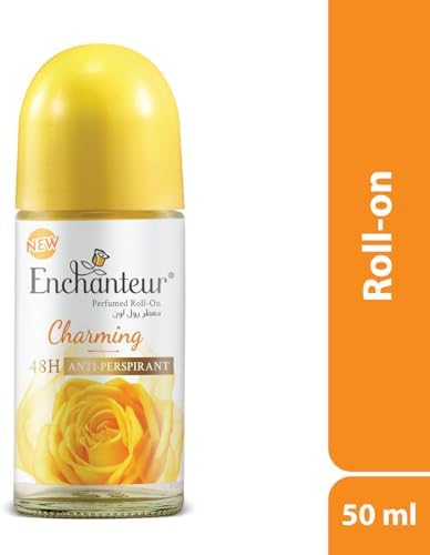 Enchanteur Charming Roll-On Antiperspirant: 48-Hour Protection (50ml)