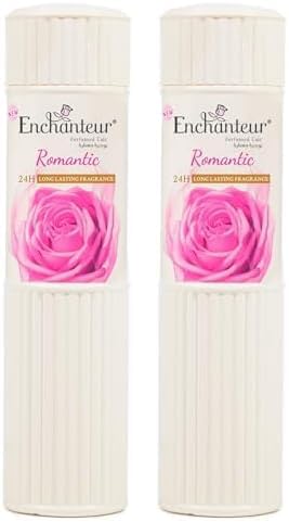 Enchanteur Romantic Perfumed Talc (2-Pack) - 250g Each