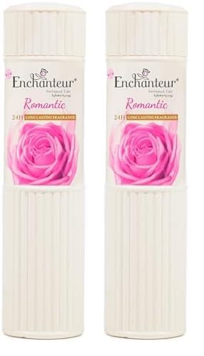 Enchanteur Romantic Perfumed Talc (2-Pack) - 250g Each