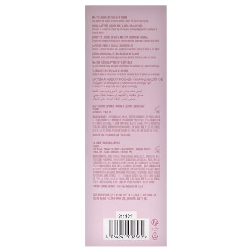Kylie Cosmetics Matte Lip Kit - 402 Mary Jo K for Women - 2 Pc Set with Matte Liquid Lipstick & Lip Liner