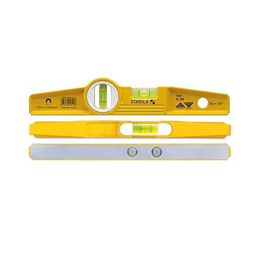 Stabila Type 81 Sm Torpedo Spirit Level, 25 cm - Professional Grade with Belt Pouch