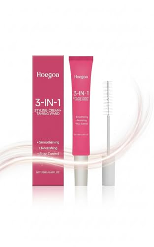 3-in-1 Styling Cream and Smoothing Stick – Lightweight Frizz Control & Shine for Edges and Flyaways