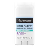 Neutrogena Ultra Sheer Mineral Face & Body Stick SPF 50 - Multi-Purpose Sunscreen