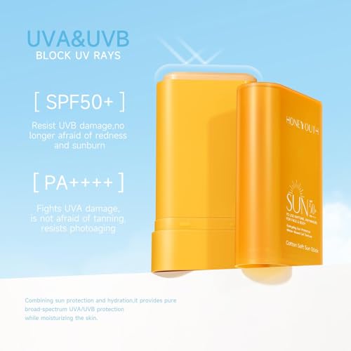Hepiide Sunscreen Stick SPF50+ PA++++ – Non-Sticky, Sun Protection for Face & Body All Skin Types