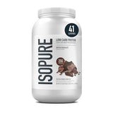 Isopure Low Carb Whey Protein Isolate Powder - Dutch Chocolate 3 lbs with Immune Support