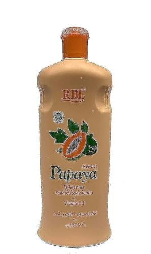 RDL Papaya Extract Whitening Hand & Body Lotion + Vitamin E 600ml