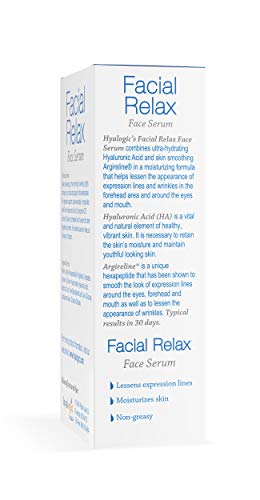 Hyalogic Episilk Facial Relax Anti-Aging Serum with Hyaluronic Acid & Argireline (1 oz)