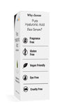 Hyalogic Pure Hyaluronic Acid Face Serum - Hydrating, 0.47 oz