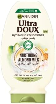Garnier Ultra Doux Almond Milk Hydrating Conditioner for Soft, Smooth Hair
