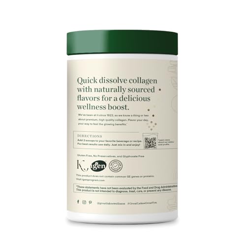 Great Lakes Wellness Chai Flavored Collagen - 283g