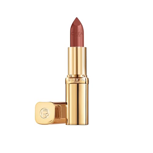 L'Oréal Paris Color Riche Satin Nude Lipstick - 12 Hours Moisture & 75% Nourishing Ingredients, Medium 635