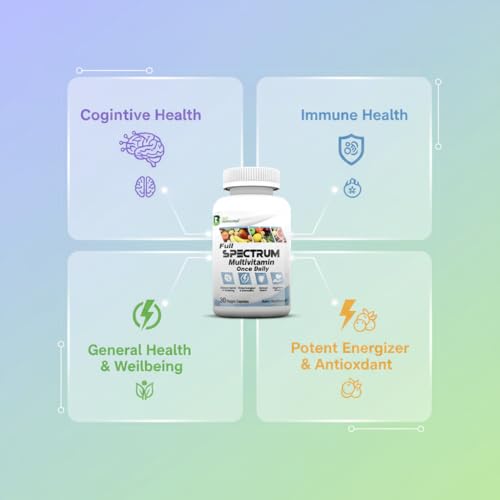Bio Protection Full Spectrum Multivitamin - 11 Vitamins, 8 Minerals, Amino Acids & Herbal Extracts - Clean & Vegan-Friendly - 30 Veggie Capsules