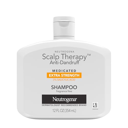 Neutrogena Scalp Therapy Anti-Dandruff Shampoo - Extra Strength Medicated Shampoo - 12oz