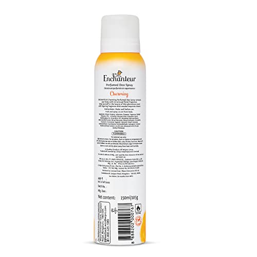 Enchanteur Charming Perfumed Deodorant - 24hr Odour Protection (150ml)