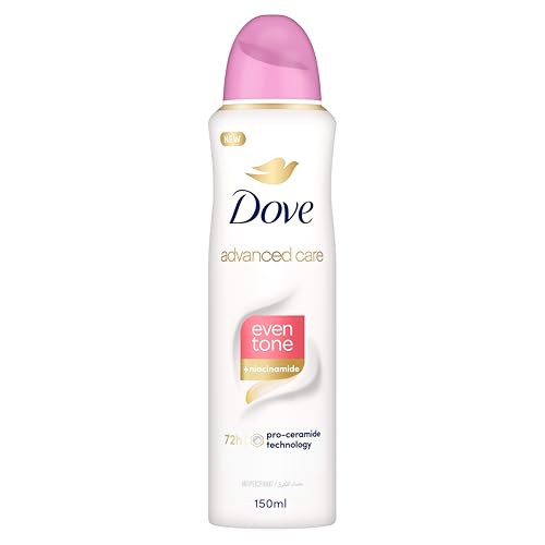 Dove Advanced Care Antiperspirant Deodorant Spray - Even Tone, 72H Protection, 150ml