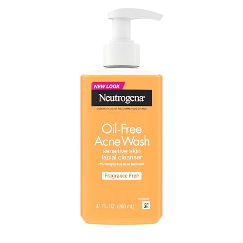 Neutrogena Oil-Free Acne Face Wash with 2% Salicylic Acid - 9.1 Fl Oz