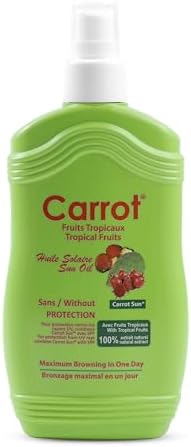 Carrot Sun Tropical Fruit Tanning Oil - Exotic Glow