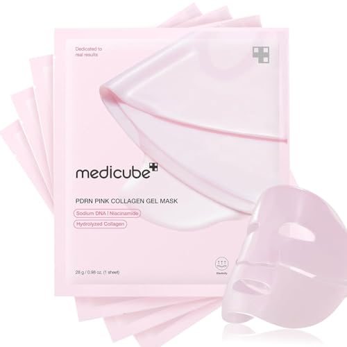 Medicube Salmon DNA PDRN Pink Collagen Jelly Gel Mask - 4 Packs