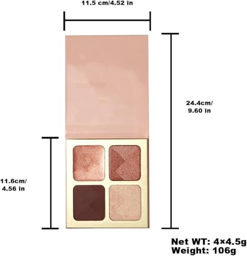 4-Color Sculpting Palette | Contour, Highlighter & Blush Makeup