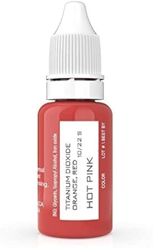 Biotouch Micro Pigment Hot Pink - Professional Semi-Permanent Makeup Ink 1/2oz