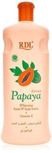 RDL Papaya Extract Whitening Hand & Body Lotion + Vitamin E 600ml