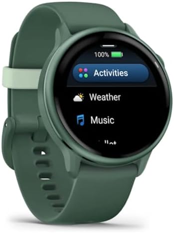 Garmin vívoactive 6 GPS Smartwatch - Metallic Jasper Green