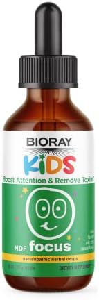 BIORAY Kids NDF Focus - Citrus Flavor - Cognitive Support - 2 fl oz