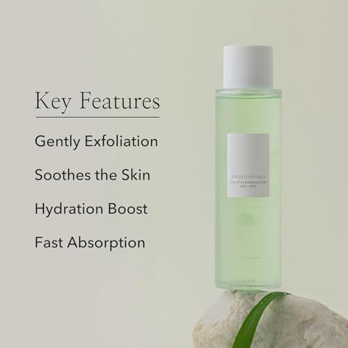 YHRY Treatment Toner, Green Plum - AHA/BHA Refreshing Facial Toner with Salicylic Acid for All Skin Types (200 ml)