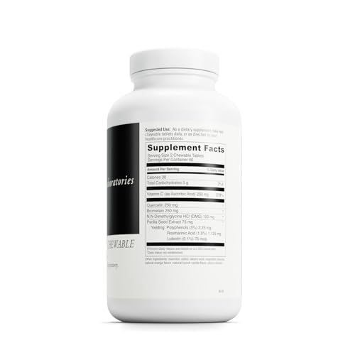 DaVinci Aller-DMG Chewable - Histamine Blocker with Quercetin & Bromelain