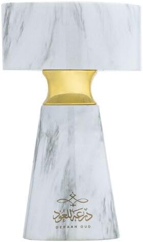 Deraah Oud White Marble Incense Burner - Elegant & Aromatic Home Fragrance