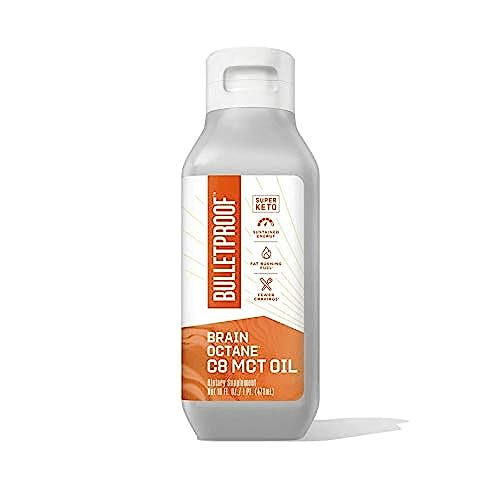 Bulletproof Brain Octane C8 MCT Oil - Pure Coconut Sourced
