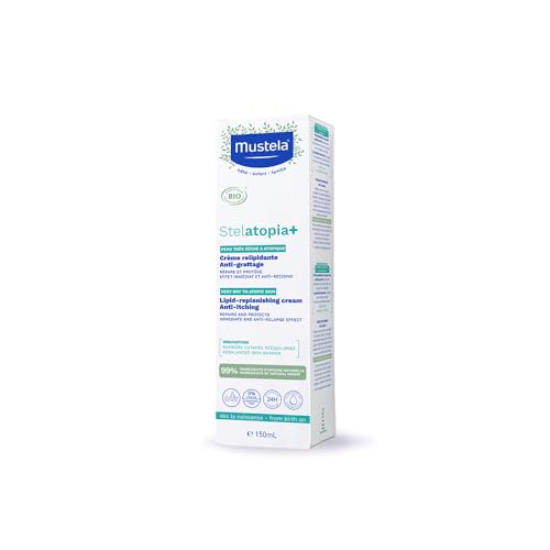 Mustela Stelatopia+ Anti-COMMEZON RELIPLIPING Cream for ATOPIC Skin with 99% Natural Ingredients