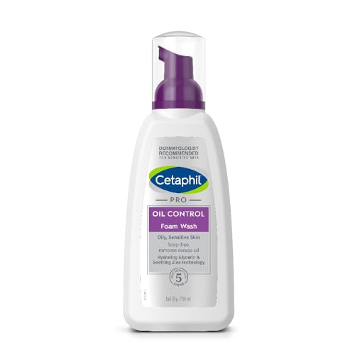Cetaphil PRO Oil Control Acne Foaming Face Wash for Oily & Sensitive Skin