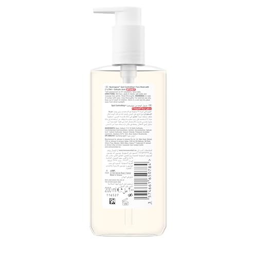 Neutrogena Fresh & Clear Face Wash with Pink Grapefruit & Vitamin C - 200ml