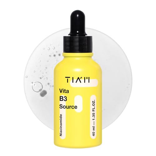 TIAM Vita B3 Source Niacinamide Serum - 10% Niacinamide & 2% Arbutin for Hyperpigmentation & Dark Spots - 1.35 Oz