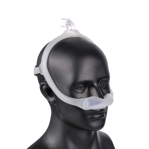 2 Pack Nasal Cushions for Philips Respironics DreamWear CPAP Mask - Soft Silicone Gel (Medium)